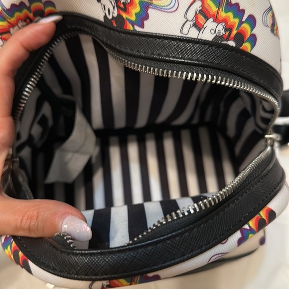 Disney Loungefly Mickey Rainbow Pride backpack like new - Picture 5 of 5